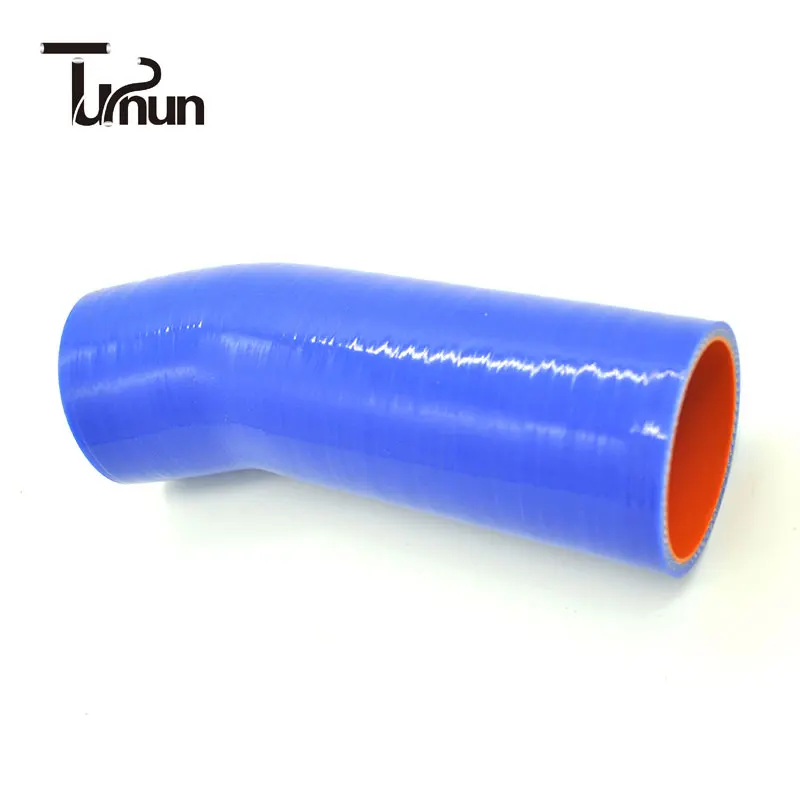 KAMAZ radiator upper pipe L=130x80mm d=60 silicone 5320-1303010