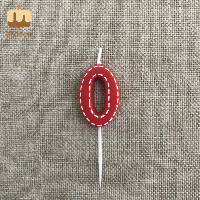 0 to 9 Amazing Decorative Small Number Cake Candles On A Stick