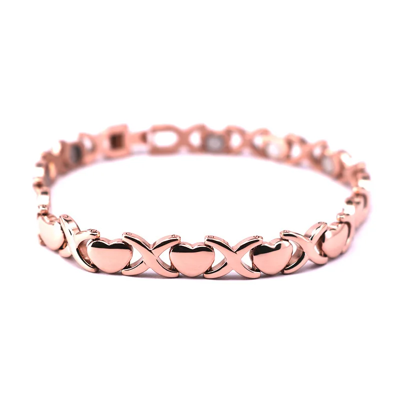 2021 Hot Selling Style Bracelet Flask Women Heart Shape Titanium Bracelet,Titanium Ion Bracelet