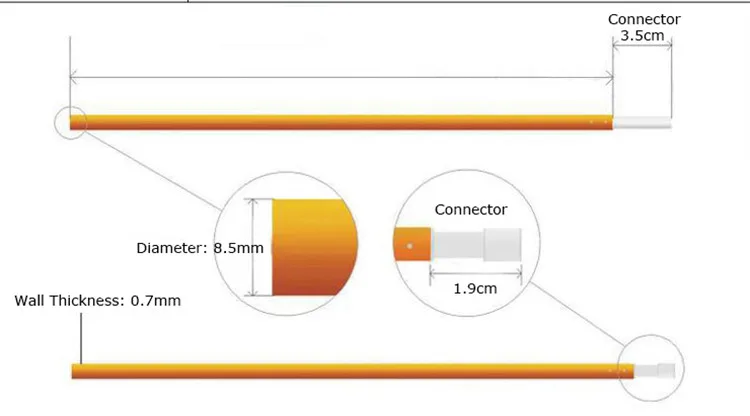 Camping activity telescopic aluminum tent pole tent rod connectors replacement