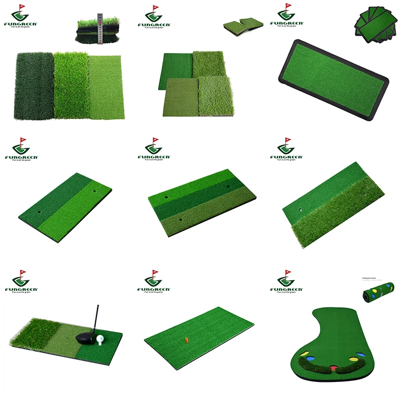 Тренировочный Коврик Tri-Turf для игры в гольф складной портативный мини-коврик