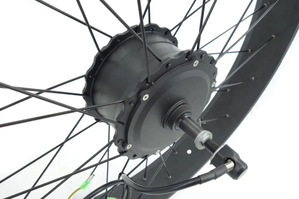 Big torque fat tire geared hub motor 26 inch 48 volt 750 watt electric bike kit