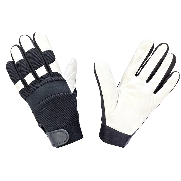 Breathable Absorb Sweat Anti-skid  Cow Leather Driving Gloves Driver Gloves