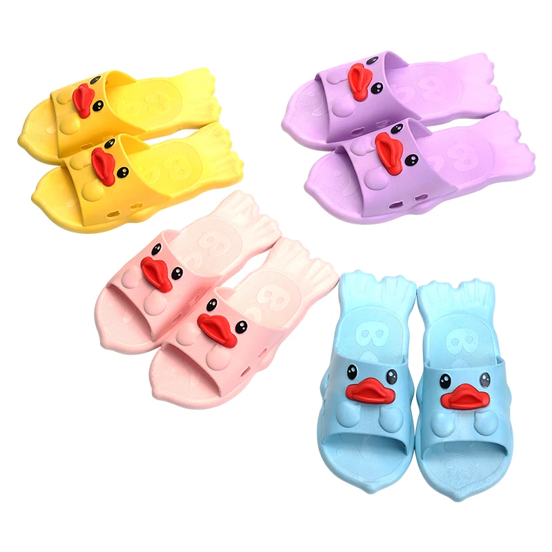Cute Upper PVC  Kids Ladies animal  Slippers for children pvc kids slippers