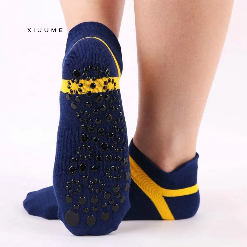 
Amazon Custom your own design grip cotton pilates gym yoga non slip socks 