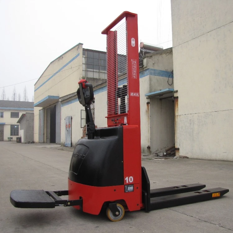 China Jetstar 1000kg battery operated forklift electric palle stacker