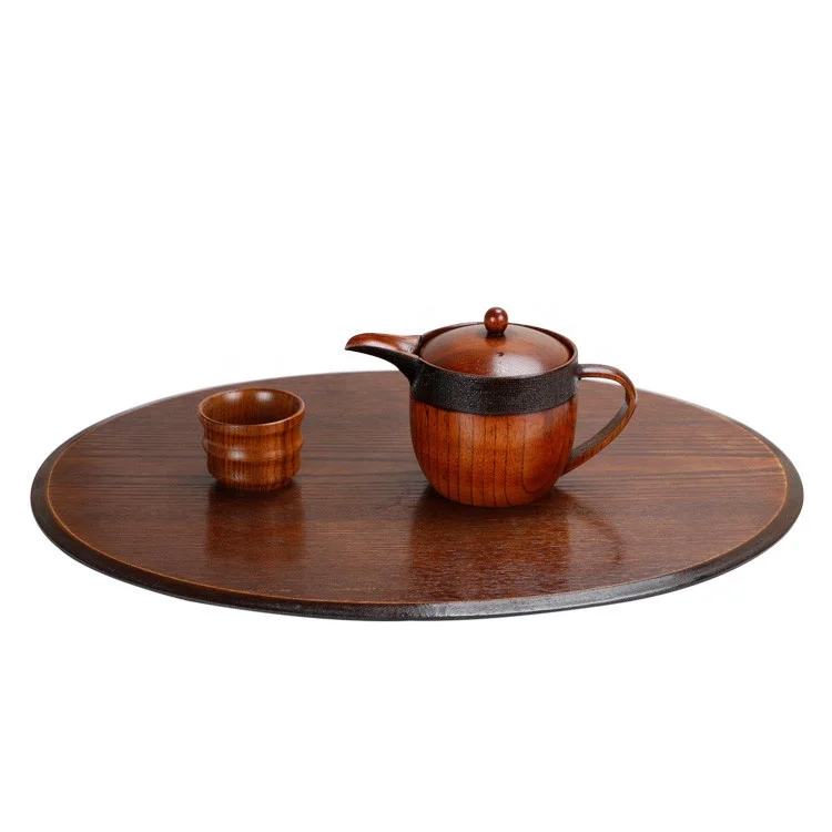 Traditional Japanese Style Handmade Medium Jujube Wood  Coffee  Tea Pot