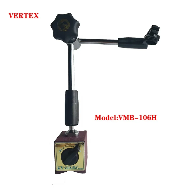 VERTEX Hydraulic Arm Magnetic Base VMB-106H Holding Power 100KGS Magnetic tools for dial gauge indicators