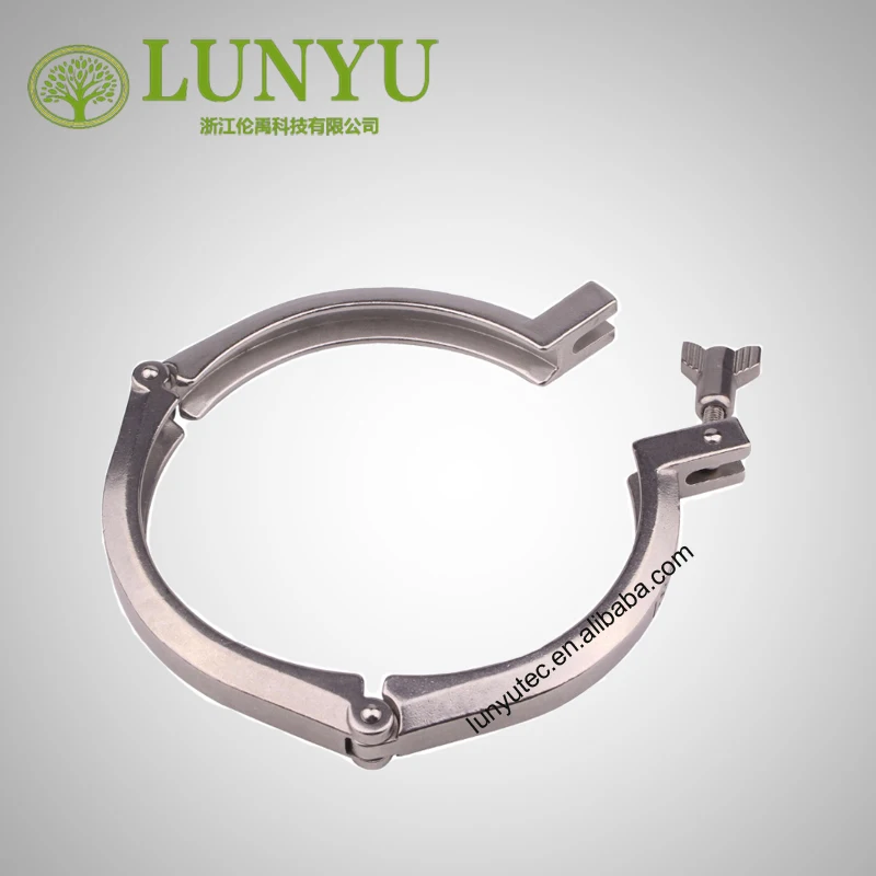 
Stainless Steel Sanitary Tri Clover 3 PCS Clamp 