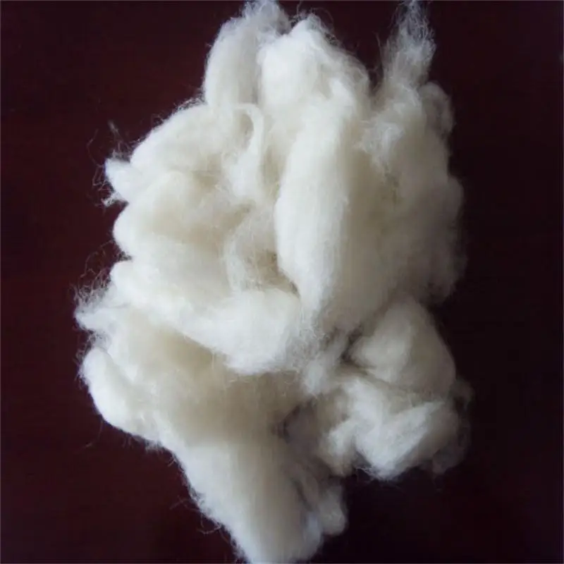 Scoured wool waste wool noils wool fiber