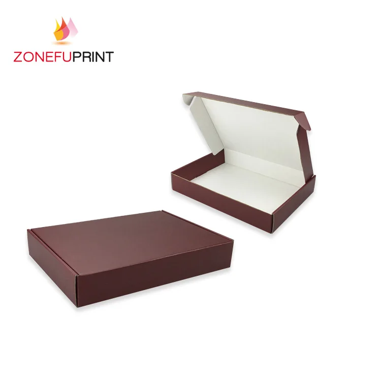 Free Design Customize Logo Wholesale Black Corrugated Cardboard Post Packaging Ship Box Strong Mail Postage Box