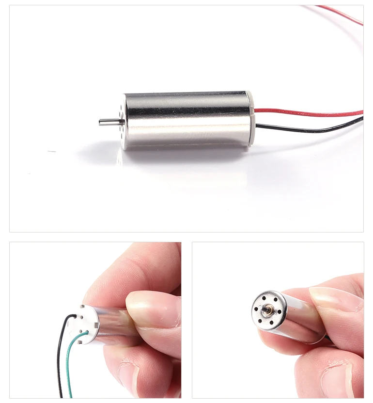 JL-1020  Customizable Components Motor High-Torque RC Coreless Motor 1020mm, DC 3.7V 39500RPM, Coreless Motor for Four-axis