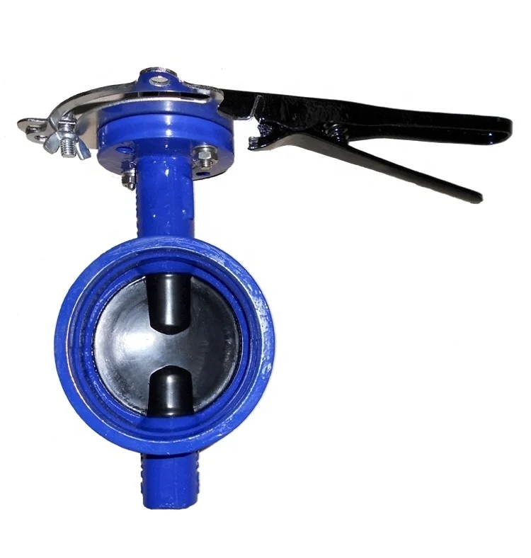 Chinese manufacturer Shouldered Butterfly Valve with Lockable handle