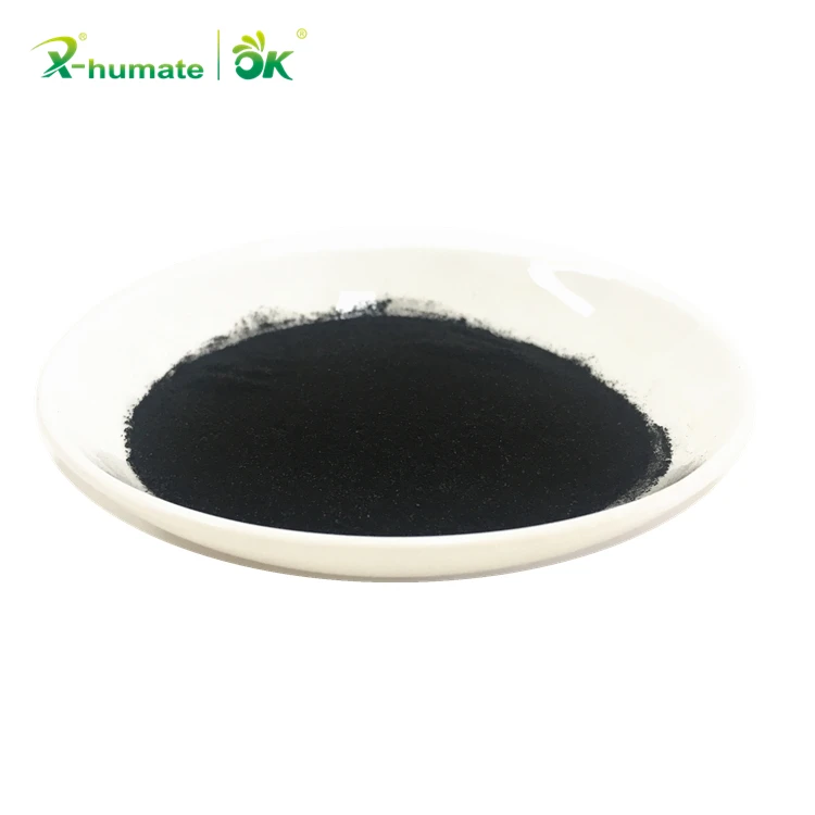 X-humate Alginic Acid 18% Organic Fertilizer Water Soluble Spirulina / Spiral Seaweed Extract Powder