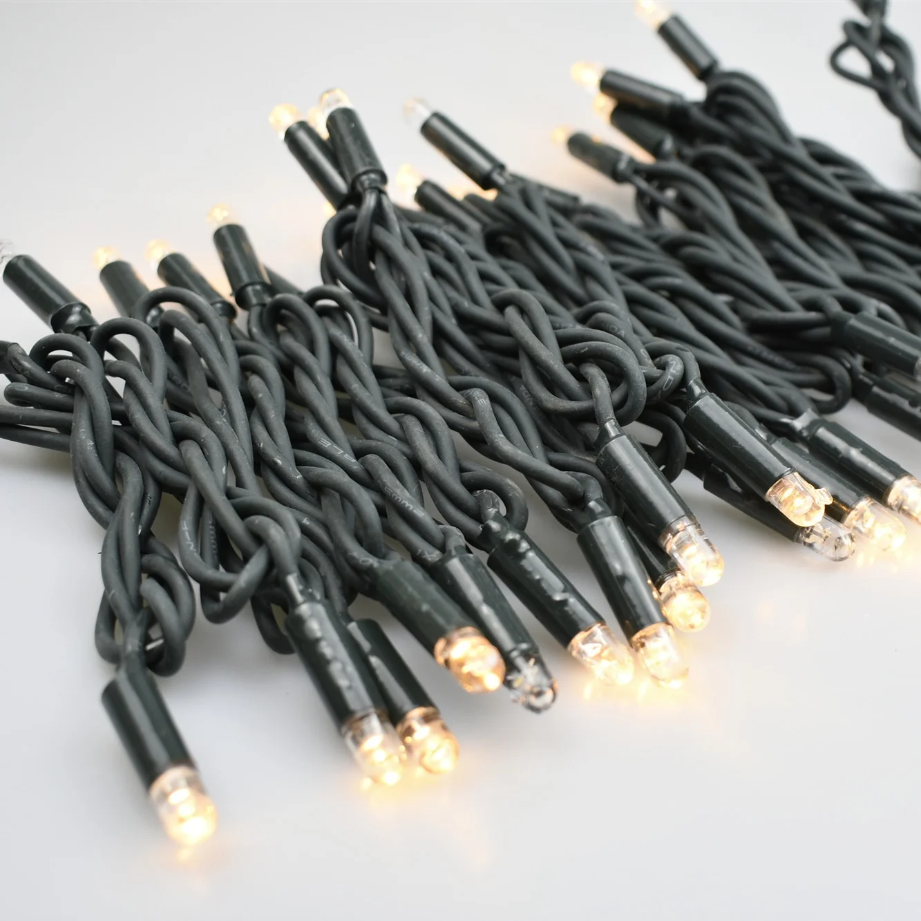 Outdoor IP67 Christmas Fairy Light Rubber Cable Bullet Glue LED String Light