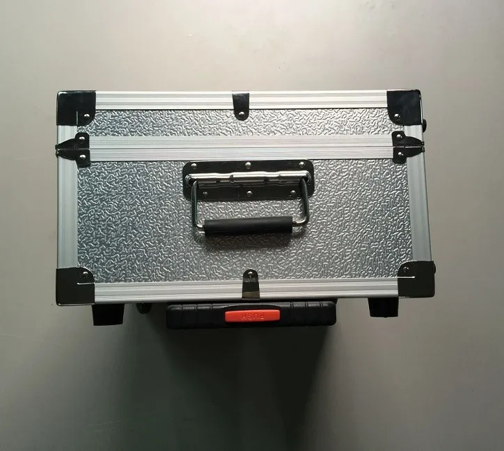Aluminium Pilot Trolley Case Suitcase Tool Case With Wheels
