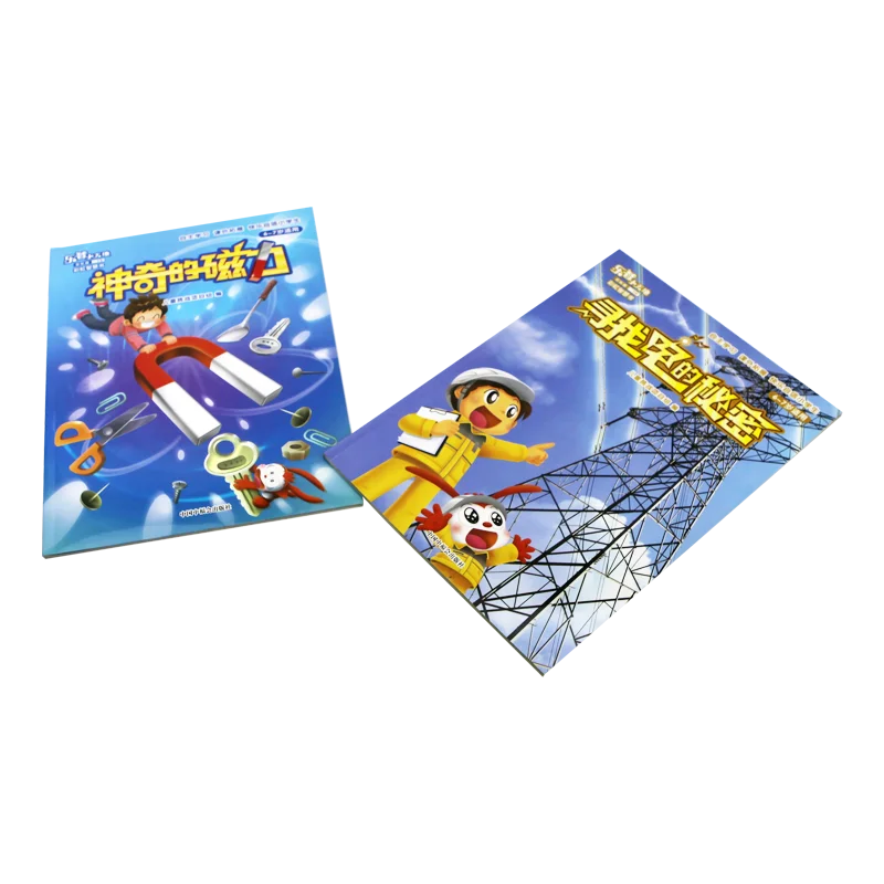 
Custom Little Funny English Children Fairy Tale Picture Story Books 