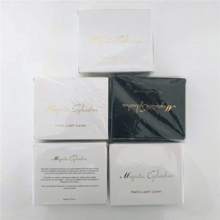Лидер продаж, индивидуальные магнитные ресницы для упаковки бриллиантовых ресниц