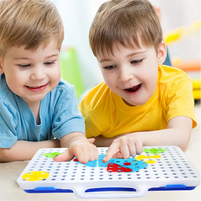 
New Arrival DIY Plastic Pretend Play Toys Intelligence Games For Kids 