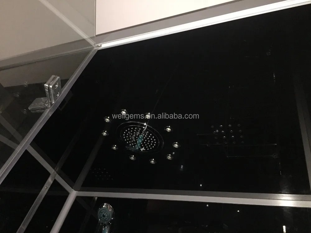 Luxury Glass Steam  Room  U693T with shower black color