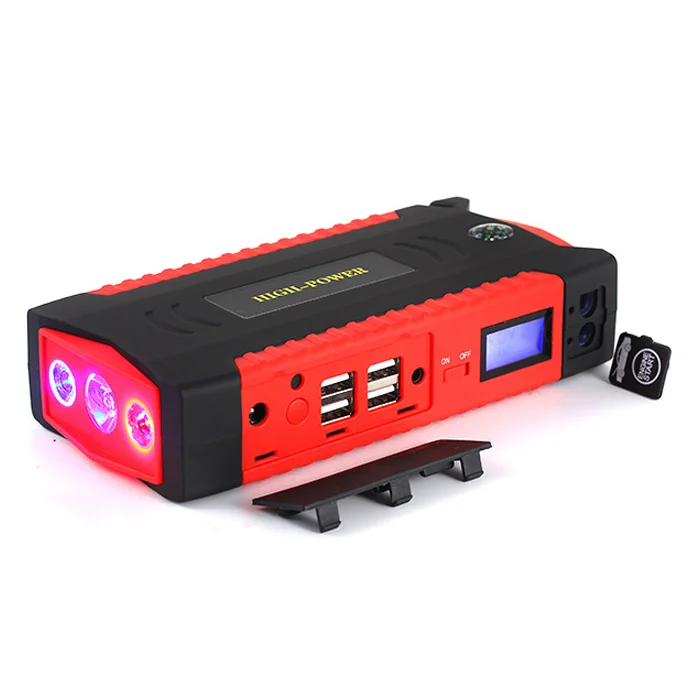 89800mAh Multifunction Super Capacitor Jump Starter 12V 4USB 600A Car Battery Booster