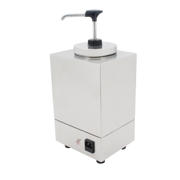 Stainless Steel Chocolate Jam Single Head Spread Sauce Bottle Warmer Electric Sauce Warmer For sale