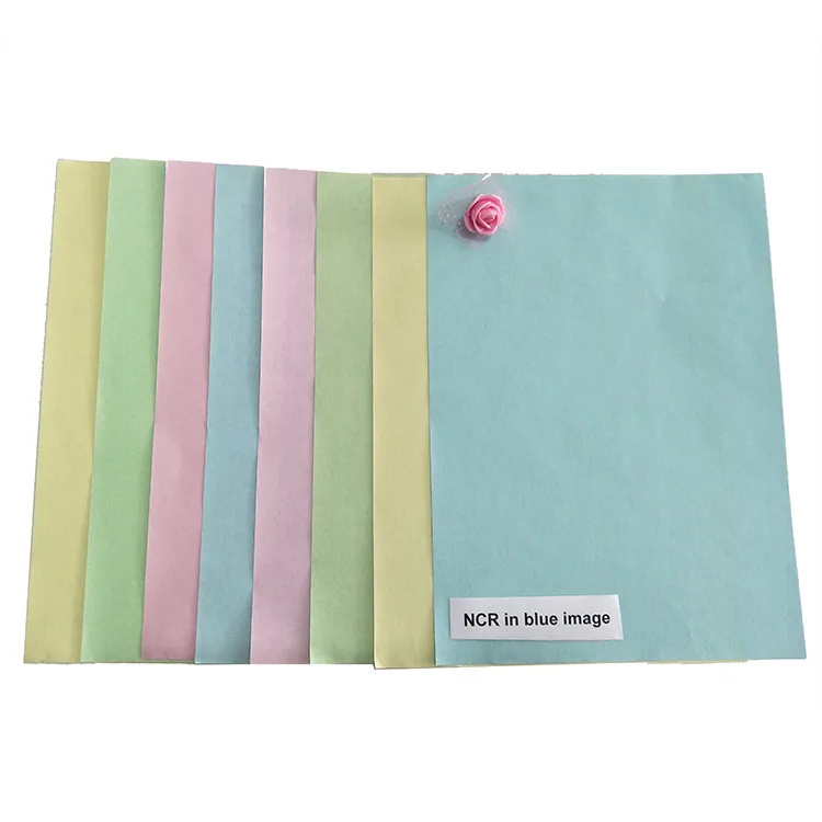 Carbonless printing paper