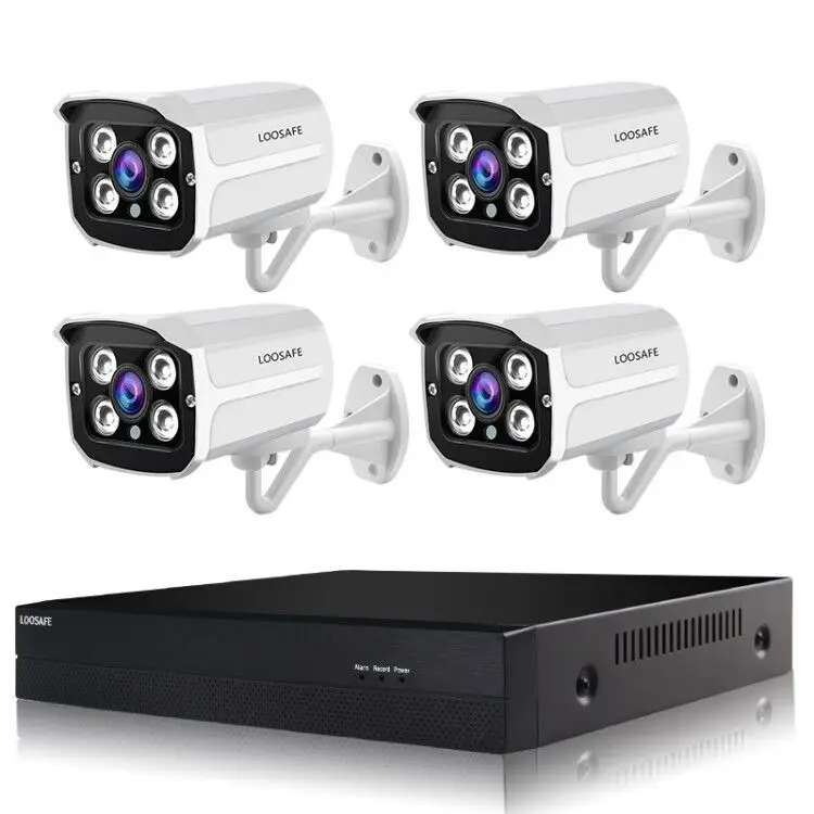 Главная Безопасность HD 1080 P AHD CCTV камера системы 4 канала видео DVR комплект