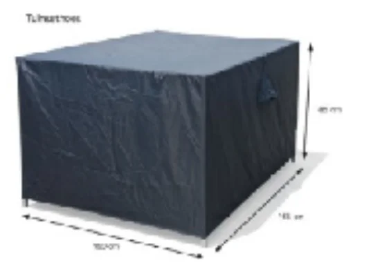 280x230x80 см с ремешком, пробкой, люверсами на нижней кромке, защитный чехол для углового дивана