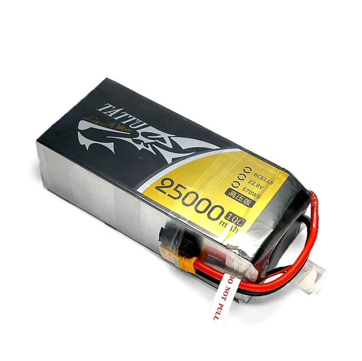 RC lipo battery 22.8V 25000mAh drones battery pack for rc model