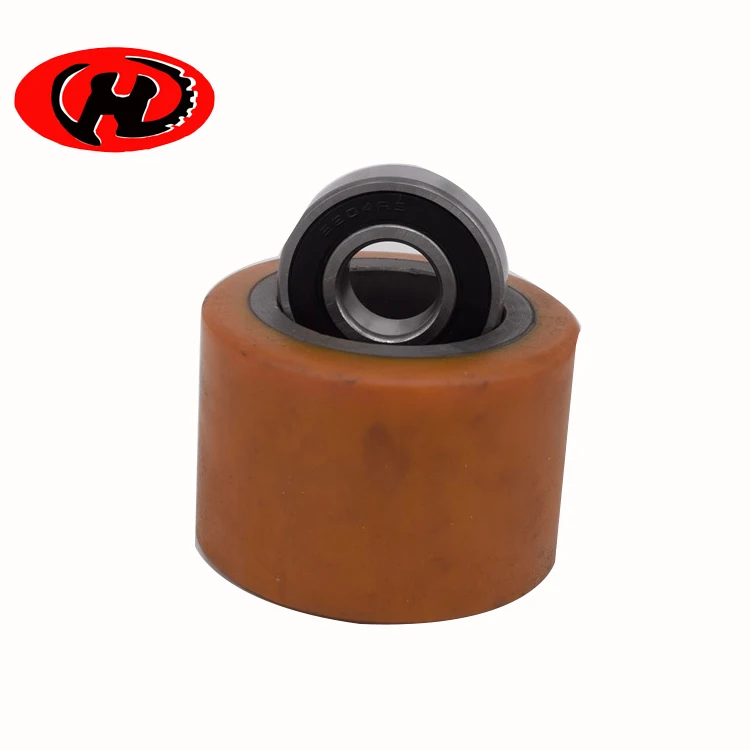 Linde Electric Pallet Jack PU Load Wheel 80x55MM electric forklift wheel 6204 2RS bearing