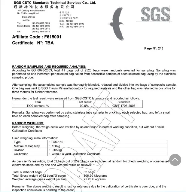 Алюминий Bulk порошок диоксида титана цена/Rutile TiO2 MBR 9560 для красок и покрытий