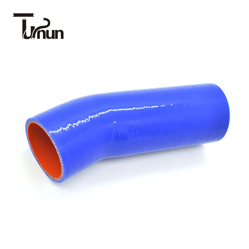 KAMAZ radiator upper pipe L=130x80mm d=60 silicone 5320-1303010