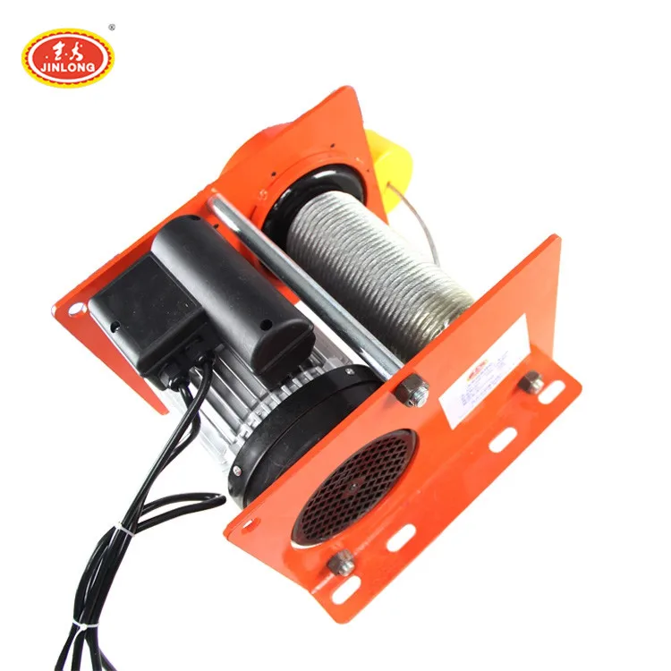 Cheap 100kg 12V 110V dc small electric construction lift hoist crane