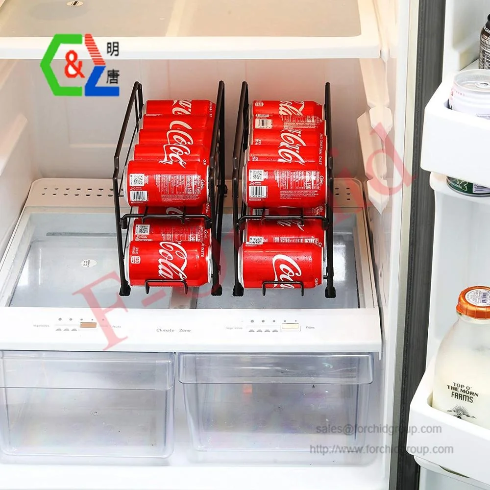 Beverage Can Dispenser Rack,Sturdy metal construction with Classic Bronze Coating, Bronze