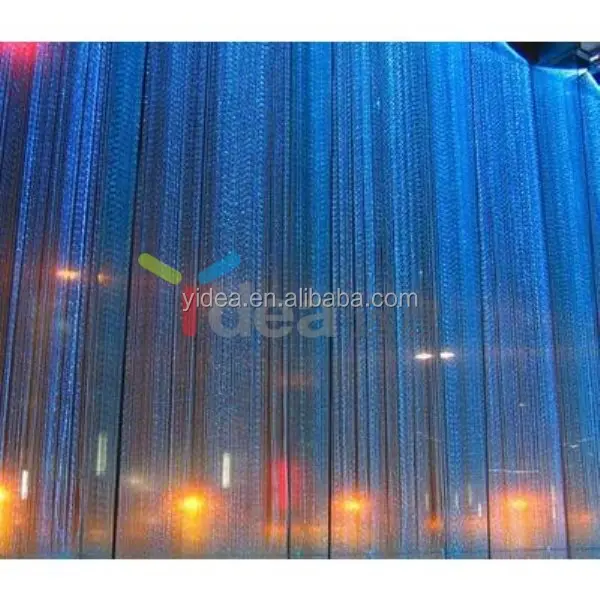 Stainless steel water wall musical fountain design and construction wall waterfall fountains
