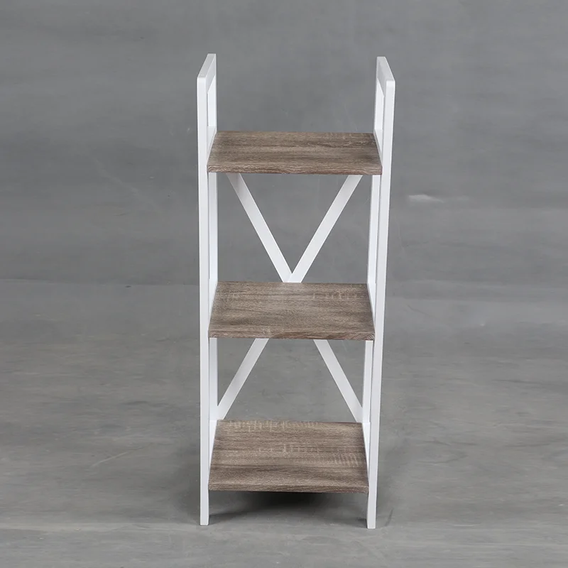 
Cheap living room standing corner storage lean ladder book shelf 