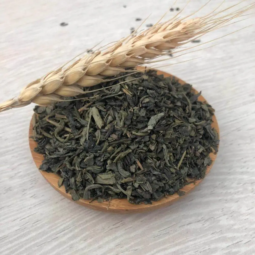 Wholesale Factory Supply Price OEM certificate tea Bulk Loose Leaf Natural 9366 Dried Broken Chunmee Green Tea