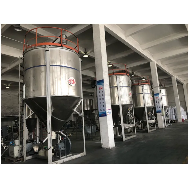 vertical color mixer cyclone with heater dryer for plastic granules with electrical heater