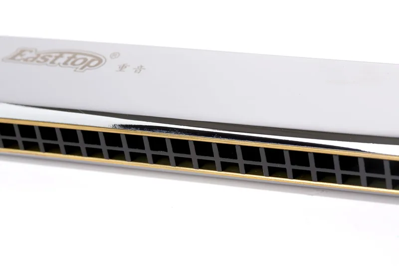 T2110 east top 21 holes professional musical instruments octave  harmonica