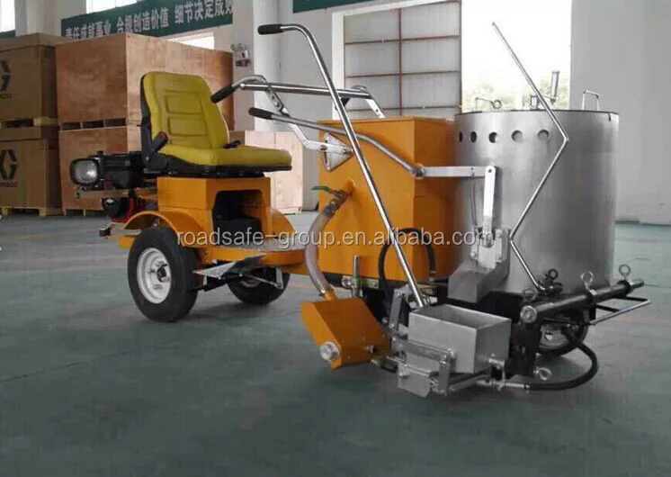 Driving type thermoplastic paint line  road marking machine