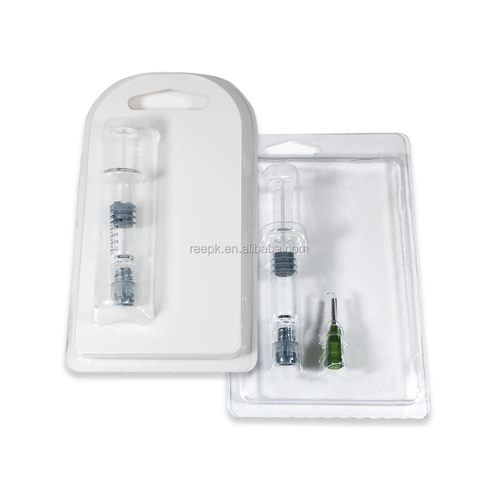 
Clear PVC PET Glass syringe Packaging Blister Packaging For 1ml glass syringe 