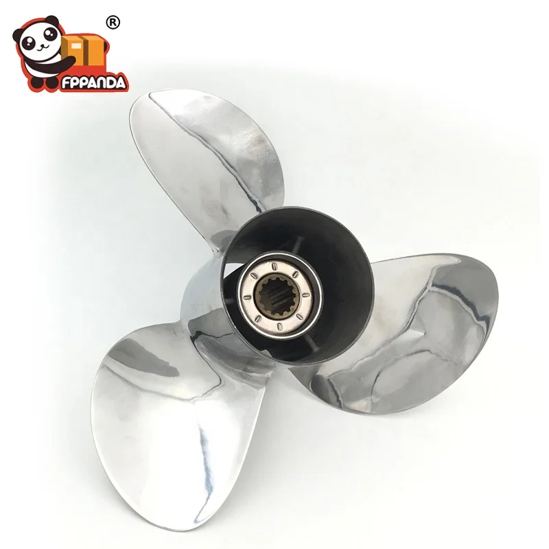Custom Promotional outboard three blade marine prop propeller for honda 35-60 hp
