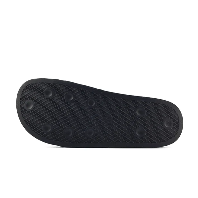 Greatshoe Пользовательский логотип антистатические летние ПВХ Черные тапочки скользящие сандалии для мужчин