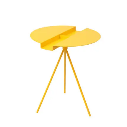 Fashion contemporary steel round bed sofa side table coffee table decor nordic ornaments for living room