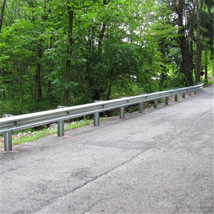 High quality hot sale traffic high security galvanize two waves guardrails safety barrier
