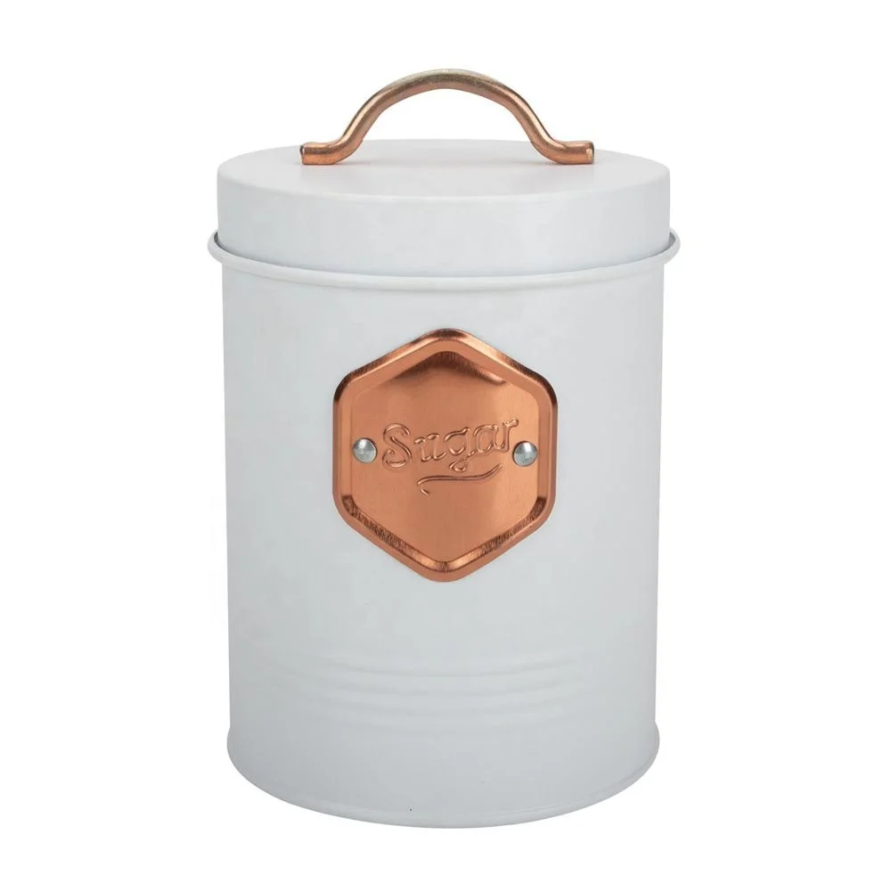 Набор из 5 шт. контейнеров для хранения кофе чая сахара хлеба печенья оцинкованной