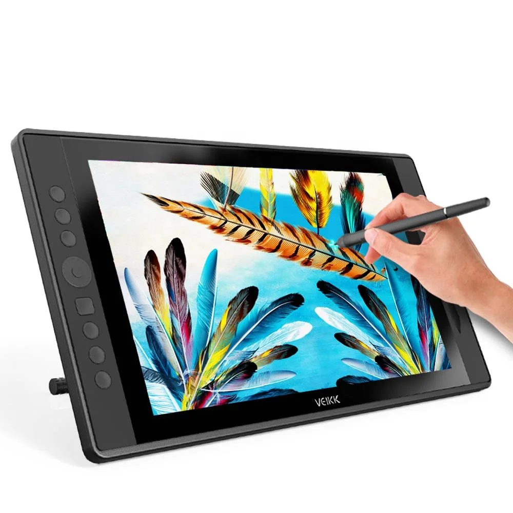 
VEIKK VK1560 pen tablet monitor with 8192 levels touch drawing pad 