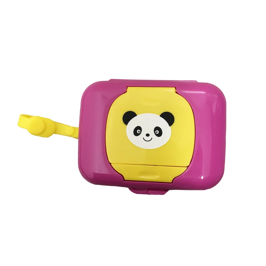 
Cartoon Portable Baby Wet Wipes Case Wet Wipes Dispenser Wet Wipe Holder Box for Baby and Adults 