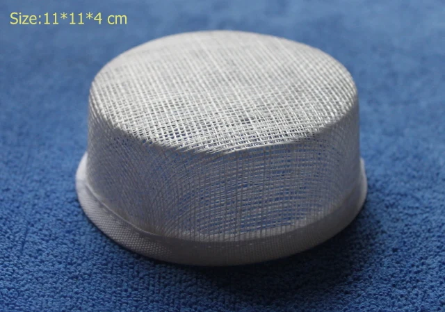 11*11*4 см шляпка Sinamay, женский головной формы различных мероприятий Кнопка база для женщин ювелирные изделия делая чародей шляпа база головной убор повязка на голову